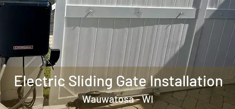Electric Sliding Gate Installation Wauwatosa - WI